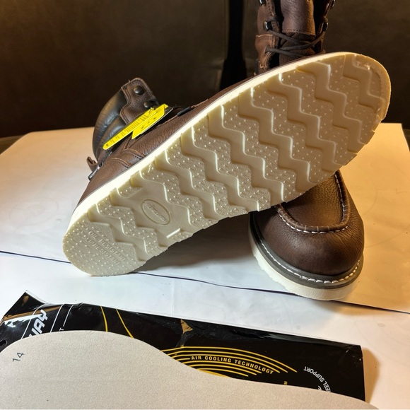 SUREWAY Mens 8" Heavy Duty Waterproof Work Boots for Men Composite 819-WP Size14 - Picture 10 of 12